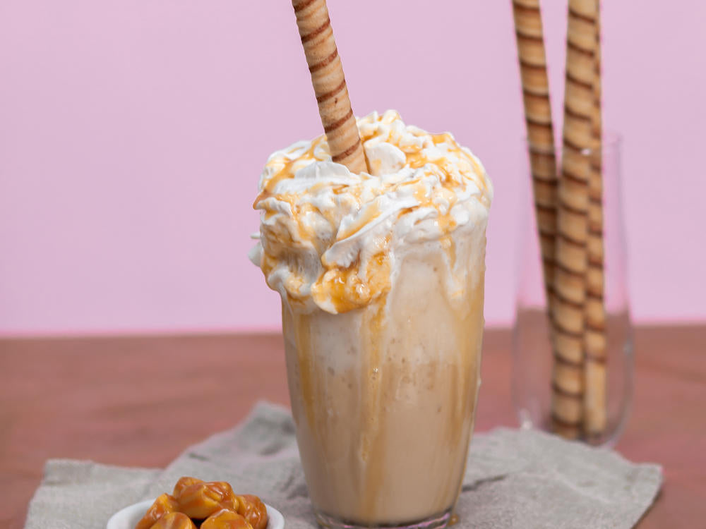 Sugar Free Protein Caramel Frappuccino Milkshake – Protein Milkshake