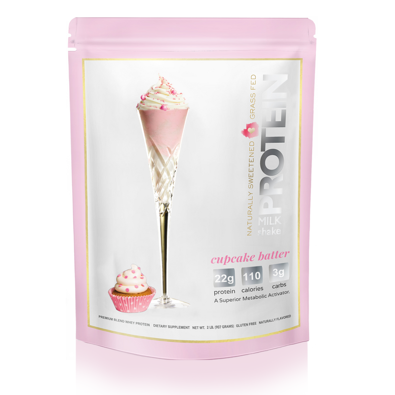 Protein Milkshake Cupcake Batter Low Carb Protein Powder