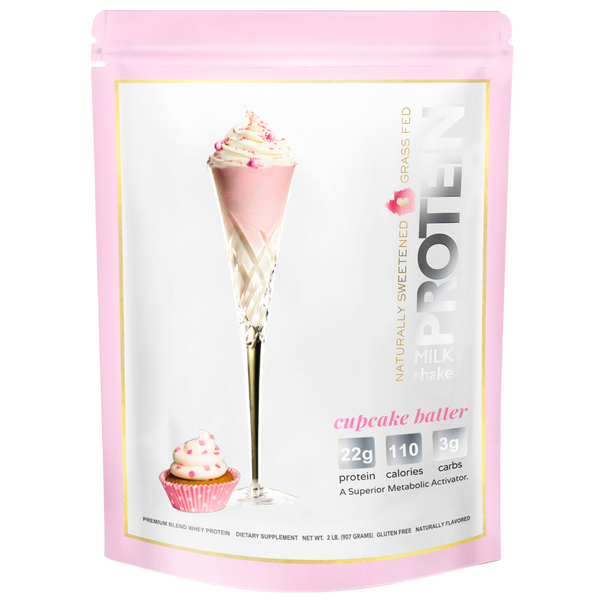 Protein Milkshake Cupcake Batter Low Carb Protein Powder